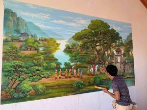 Tranh đắp vinh quy bái tổ (3)