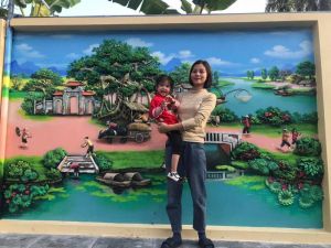 Tranh đắp đồng quê (2)