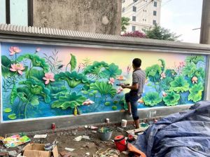 Tranh Đắp Cho Tường Rào Biệt Thự – Nghệ Thuật Tôn Vinh Không Gian Sống Đẳng Cấp