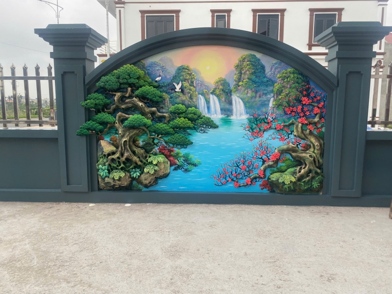 Vì Sao Tranh Đắp Xi Măng Là Giải Pháp Trang Trí Lý Tưởng Cho Mọi Công Trình?