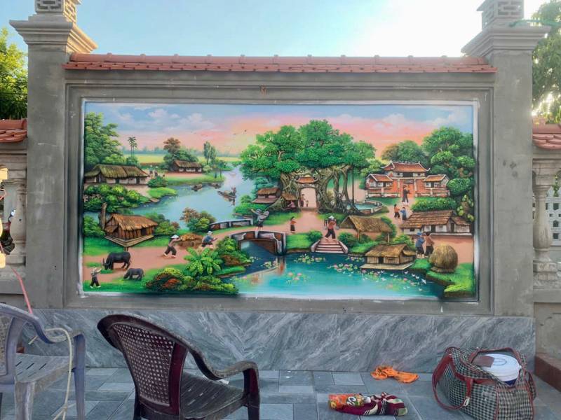 Vì Sao Tranh Đắp Đồng Quê Luôn Được Ưa Chuộng Trong Không Gian Việt?