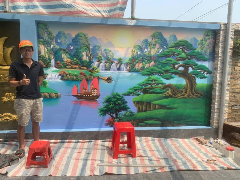 Vì Sao Chủ Doanh Nghiệp Ưa Chuộng Tranh Vẽ Tường Cảnh Thuyền Buồm?
