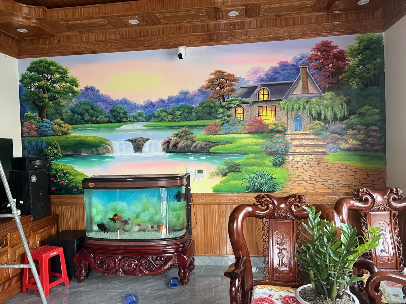 Tổ Ấm Trong Mơ – Tranh Vẽ Tường Biến Không Gian Thành Chốn Bình Yên