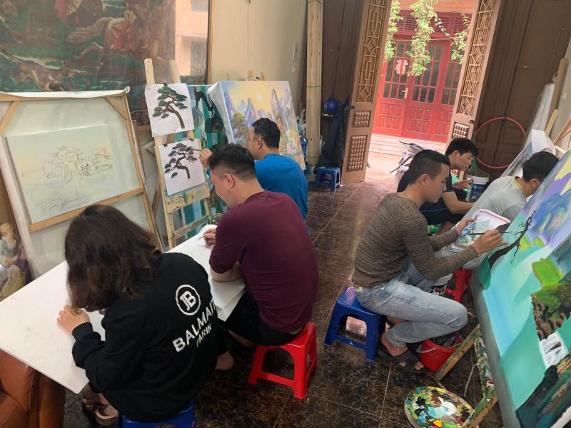 Đào tạo nghề vẽ mỹ thuật Mạnh Thành