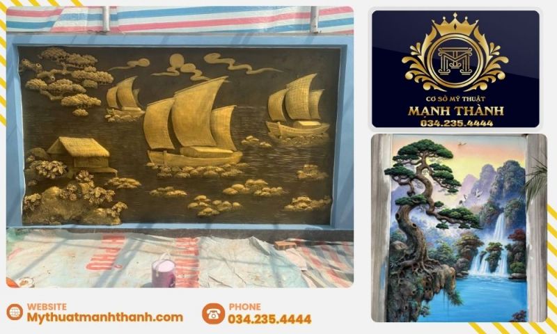 Tranh thuận buồm xuôi gió – Lựa chọn cho không gian doanh nghiệp