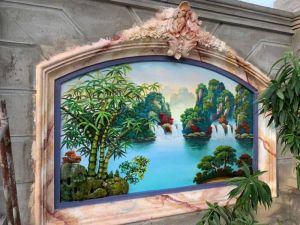 Ứng dụng tranh đắp trong kiến trúc cổ